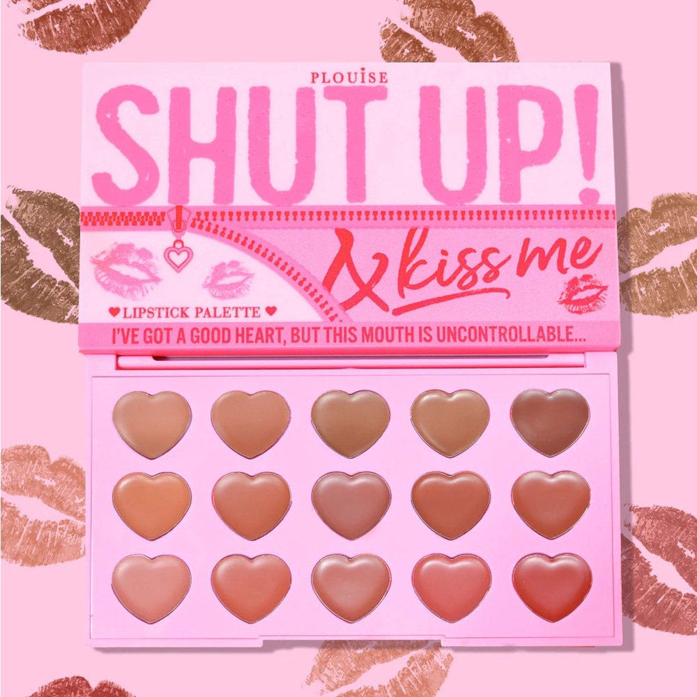NEW PLOUISE “Shut Up & Kiss Me” Lipstick Palette